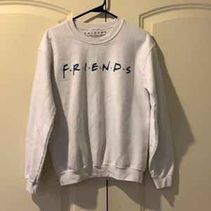 White Friends Sweater